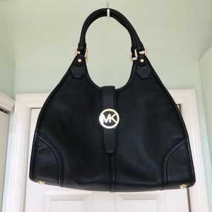 Black Leather Handbag